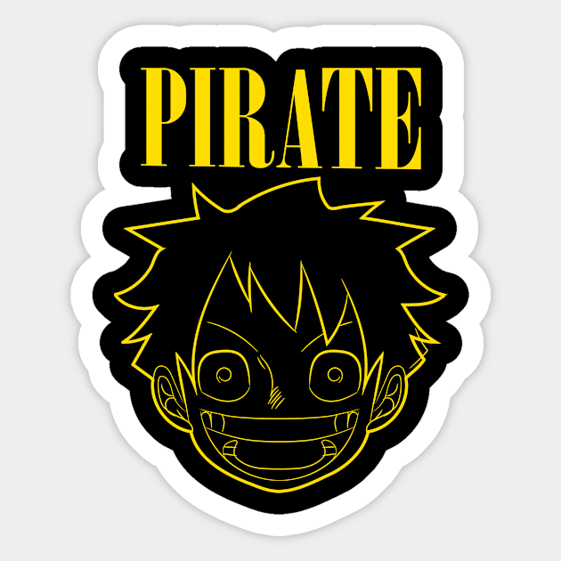 pirate Sticker by sambukino